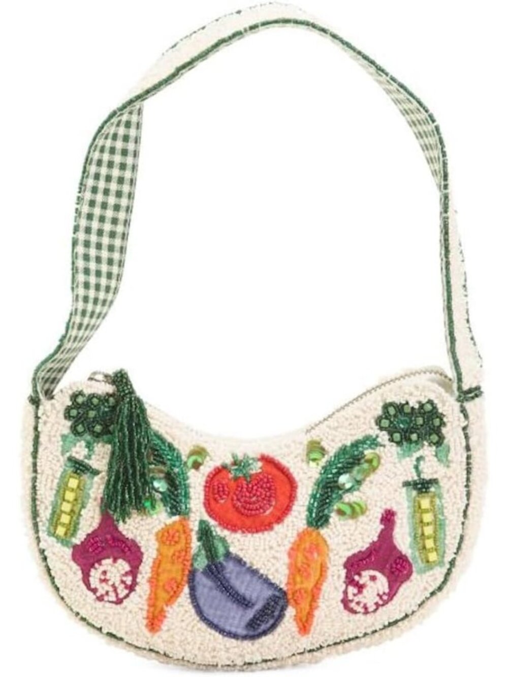 Handcrafted Beaded Flap Shoulder Bag | Chic Boho Style | Unique Accessory